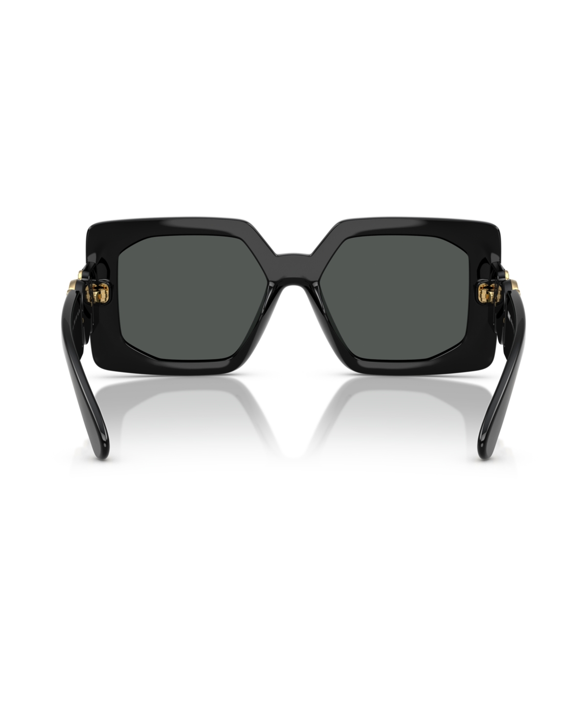 Versace Engraved-medusa Plaque Sunglasses In Havana