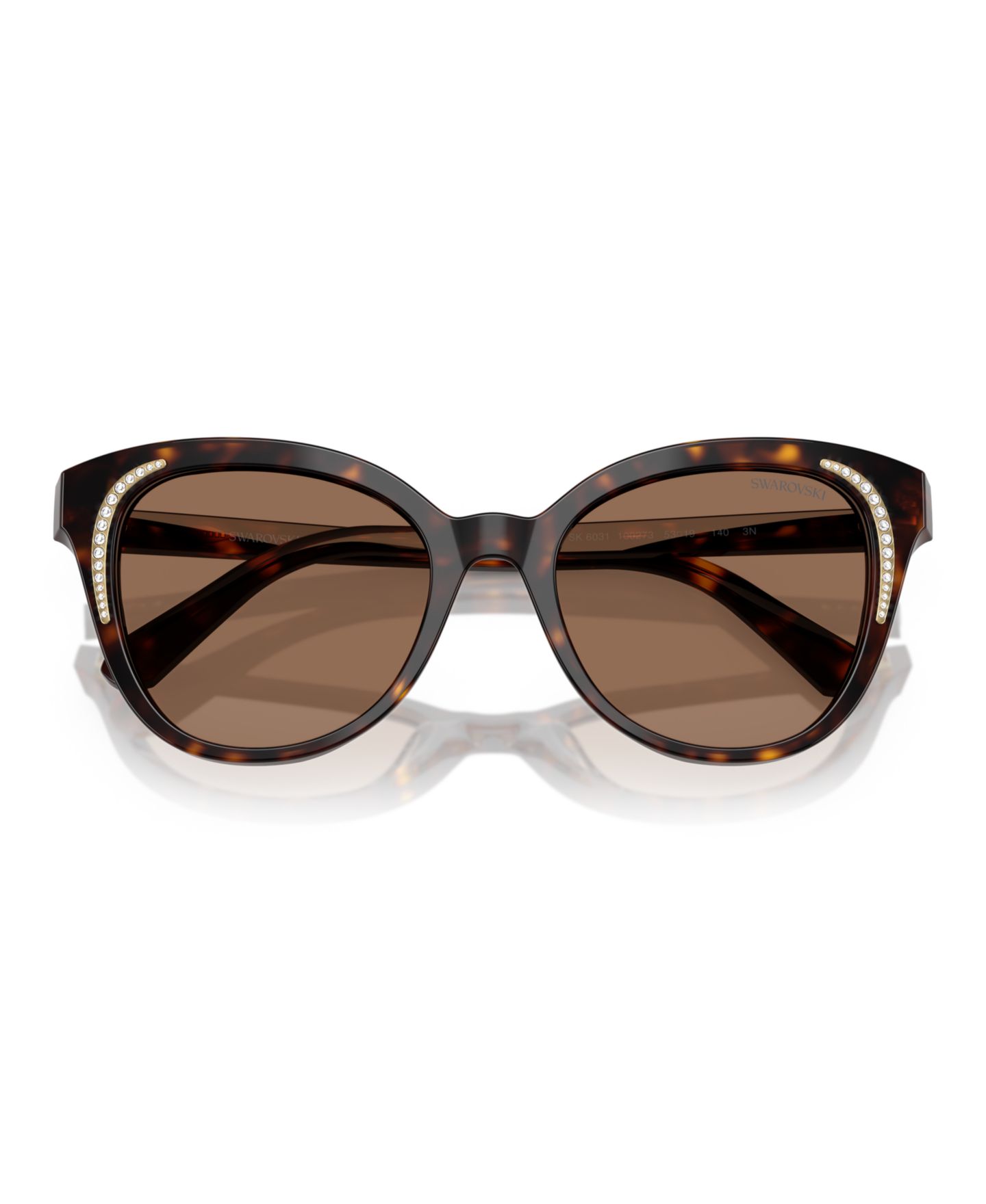 Женские солнцезащитные очки Swarovski Sunglasses SK6031, цвет: Тёмный гавана — фото 5