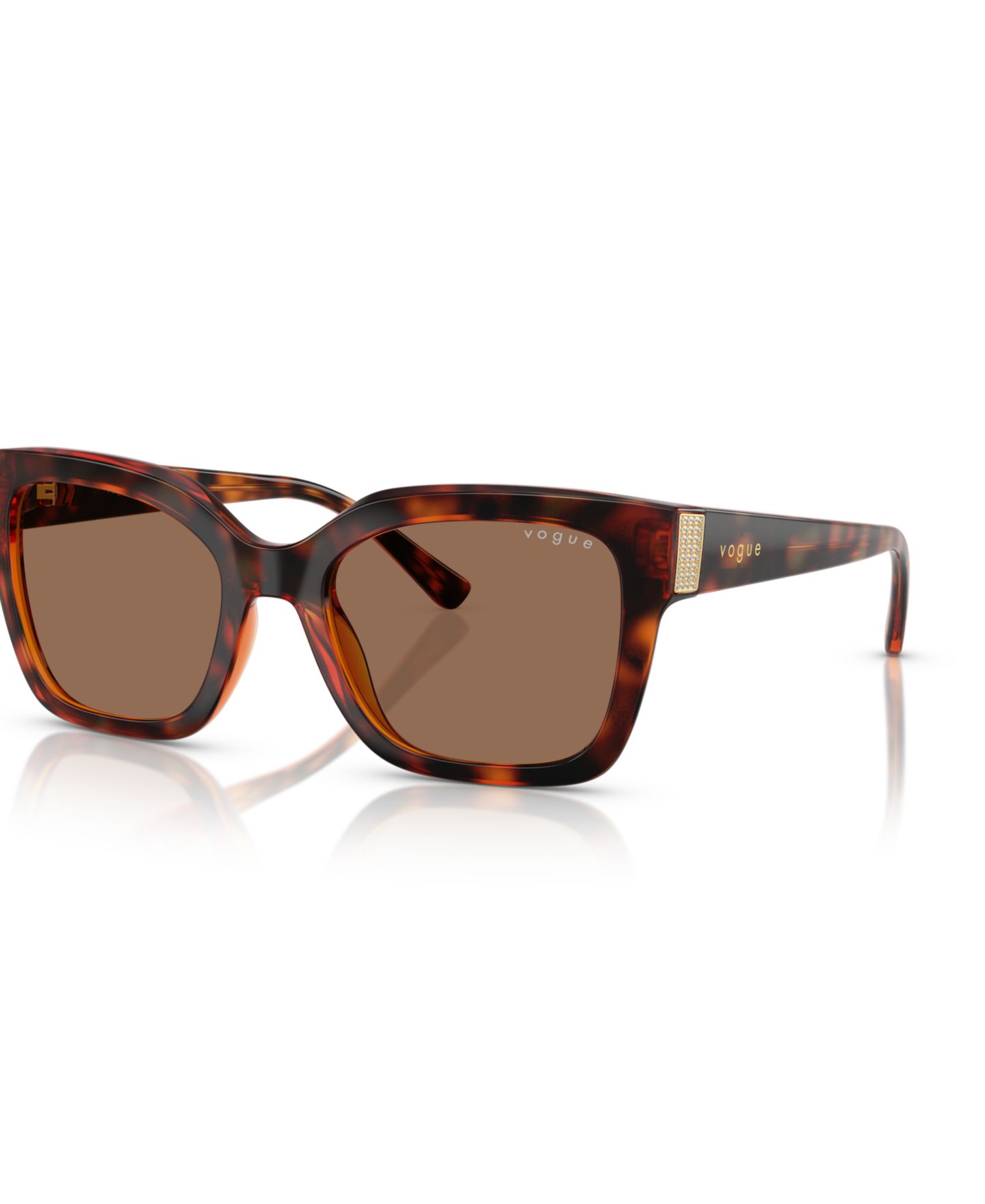 Женские солнцезащитные очки Vogue Eyewear Sunglasses VO5613SB, цвет: Тёмный гавана — фото 1