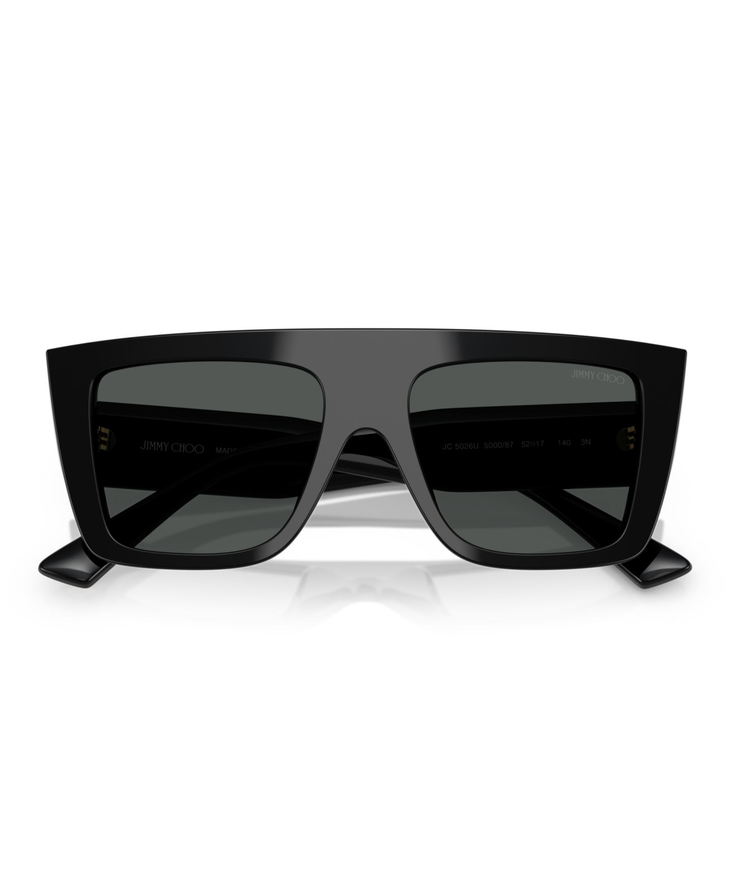 Женские солнцезащитные очки Jimmy Choo Sunglasses JC5026U, цвет: Чёрный — фото 4