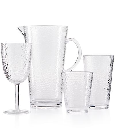 Certified International Clear Acrylic Drinkware Collection