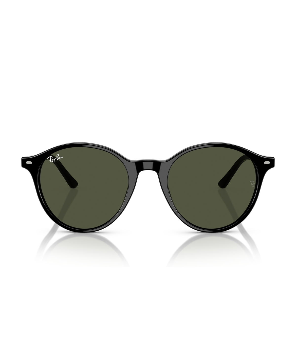 Ray Ban Rb2204 919/58 Round Polarized Sunglasses In Black