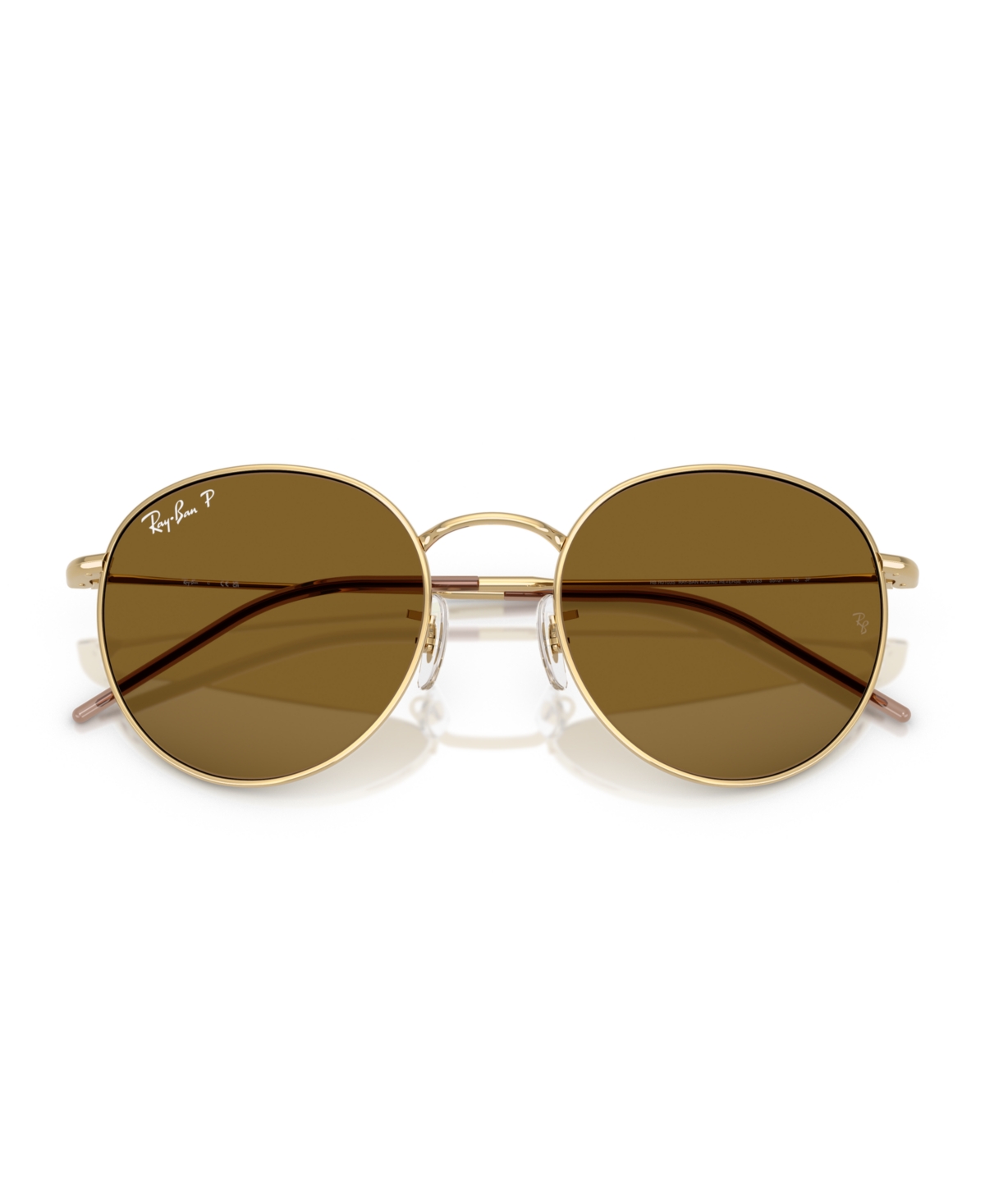 Ray Ban Unisex Polarized Round Reverse Sunglasses, Rbr0103s In Arista