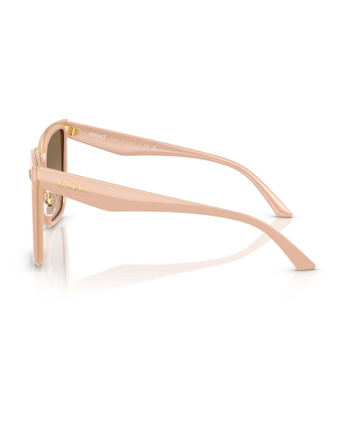 Женские солнцезащитные очки Versace Sunglasses VE2278D, цвет: Чёрный — фото 8