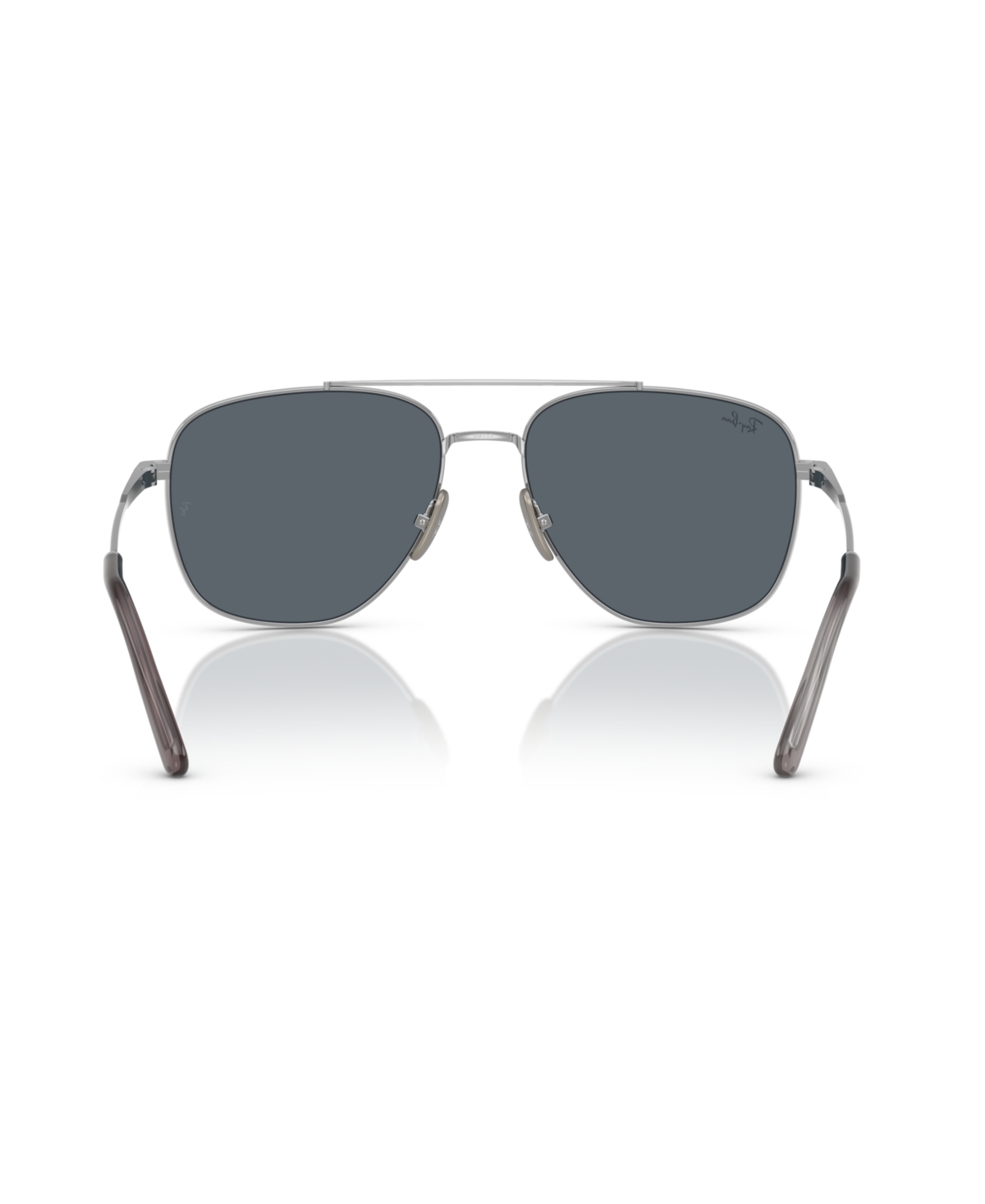 Ray Ban Unisex Sunglasses, William Titanium Rb8097 In Silver