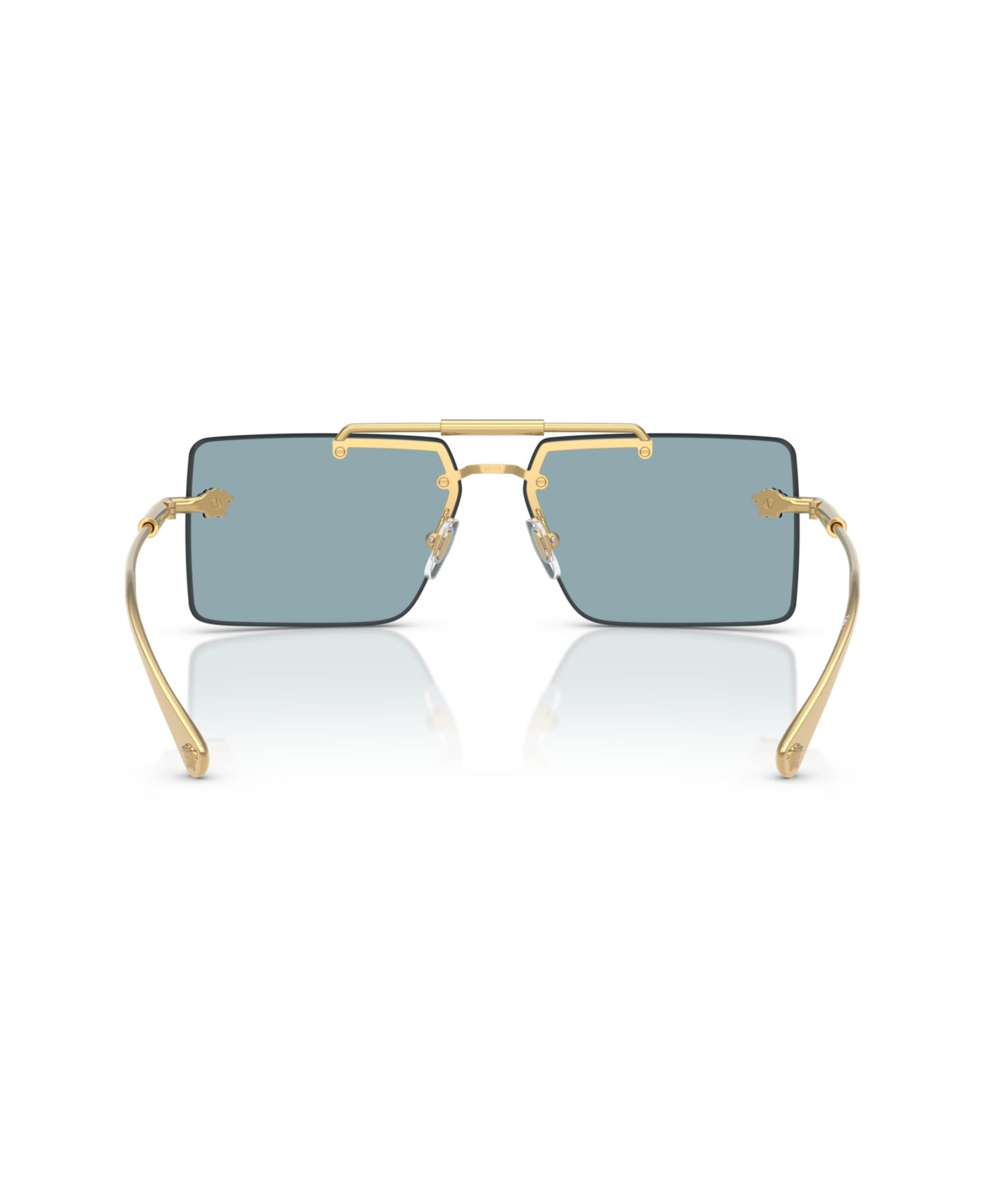 Женские солнцезащитные очки Versace Sunglasses, VE2245, цвет: Золотой, вариант 1 — фото 4