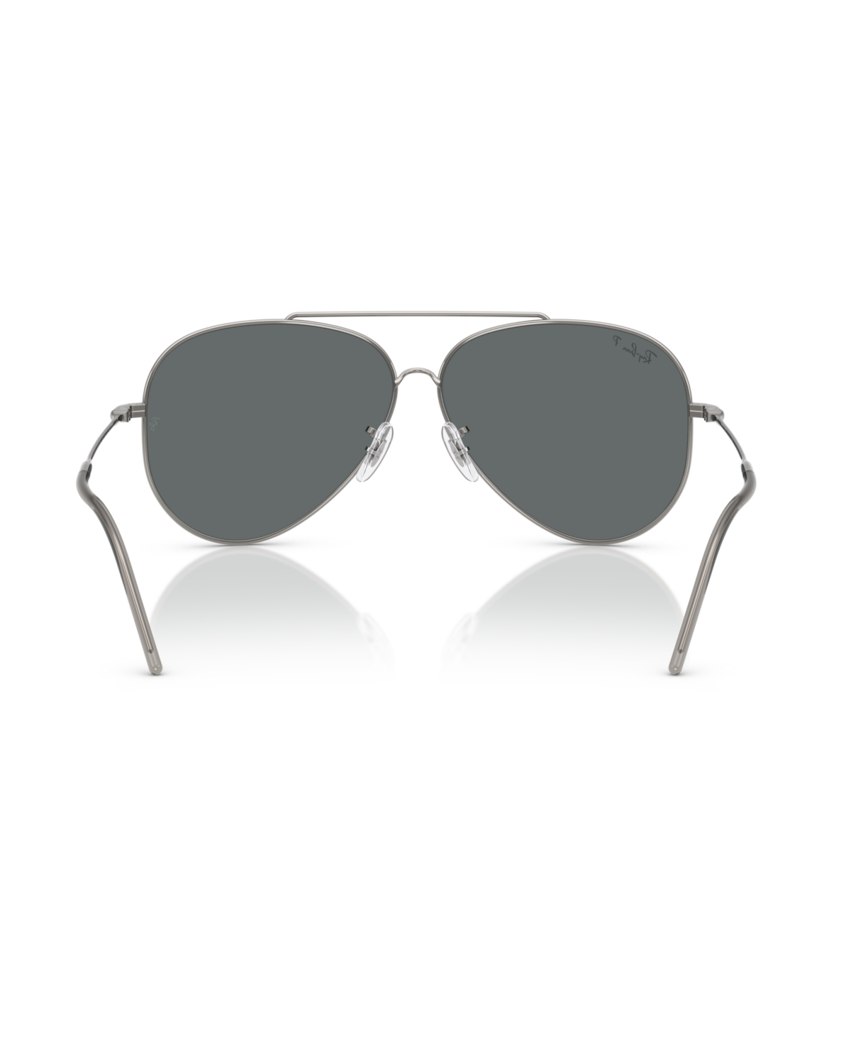 Ray Ban Unisex Aviator Reverse Polarized Sunglasses, Rbr0101s In Gray