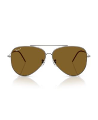 Unisex Aviator Reverse Polarized Sunglasses, RBR0101S