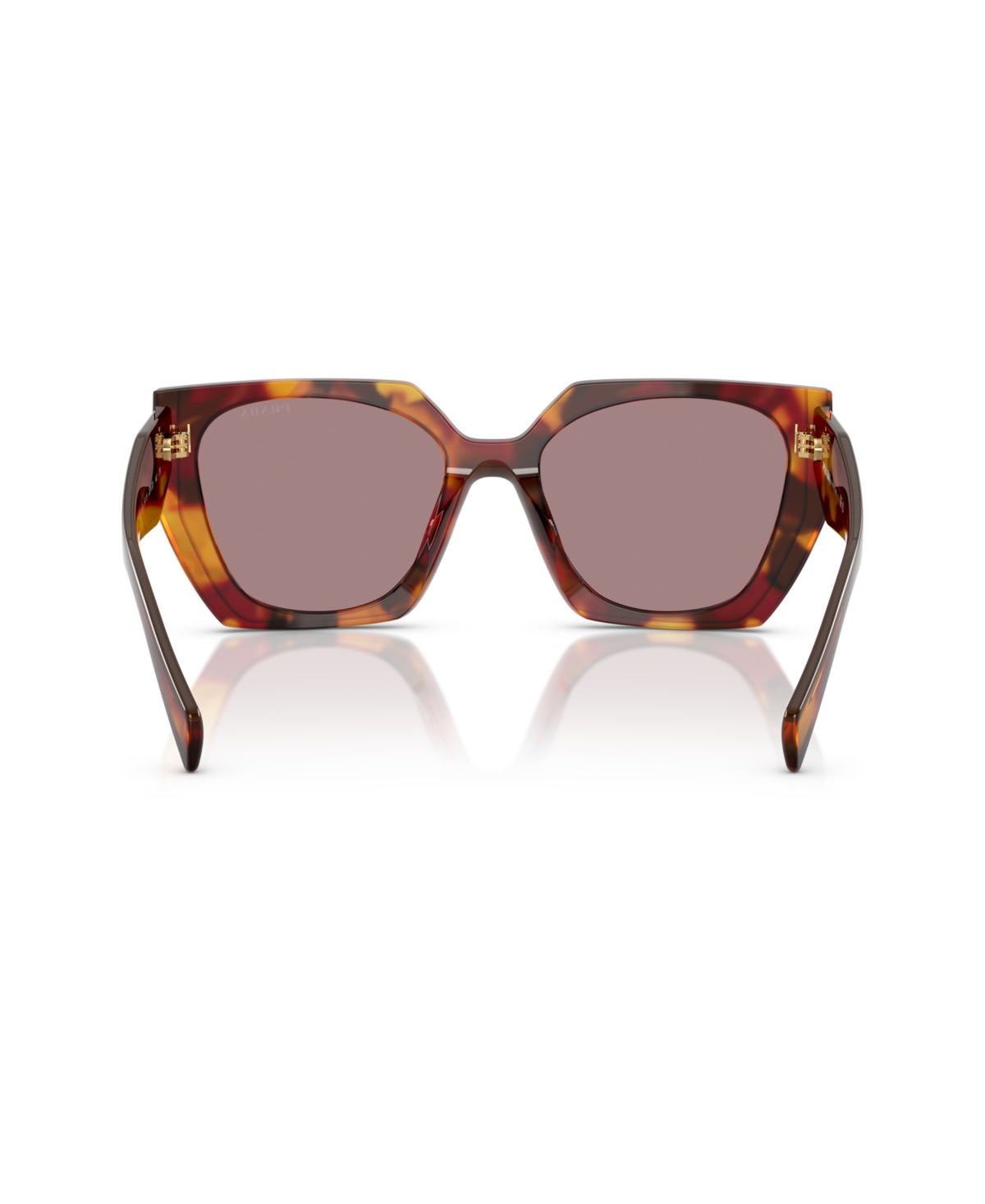 Prada Tortoiseshell-effect Sunglasses In Mauve Tortoise