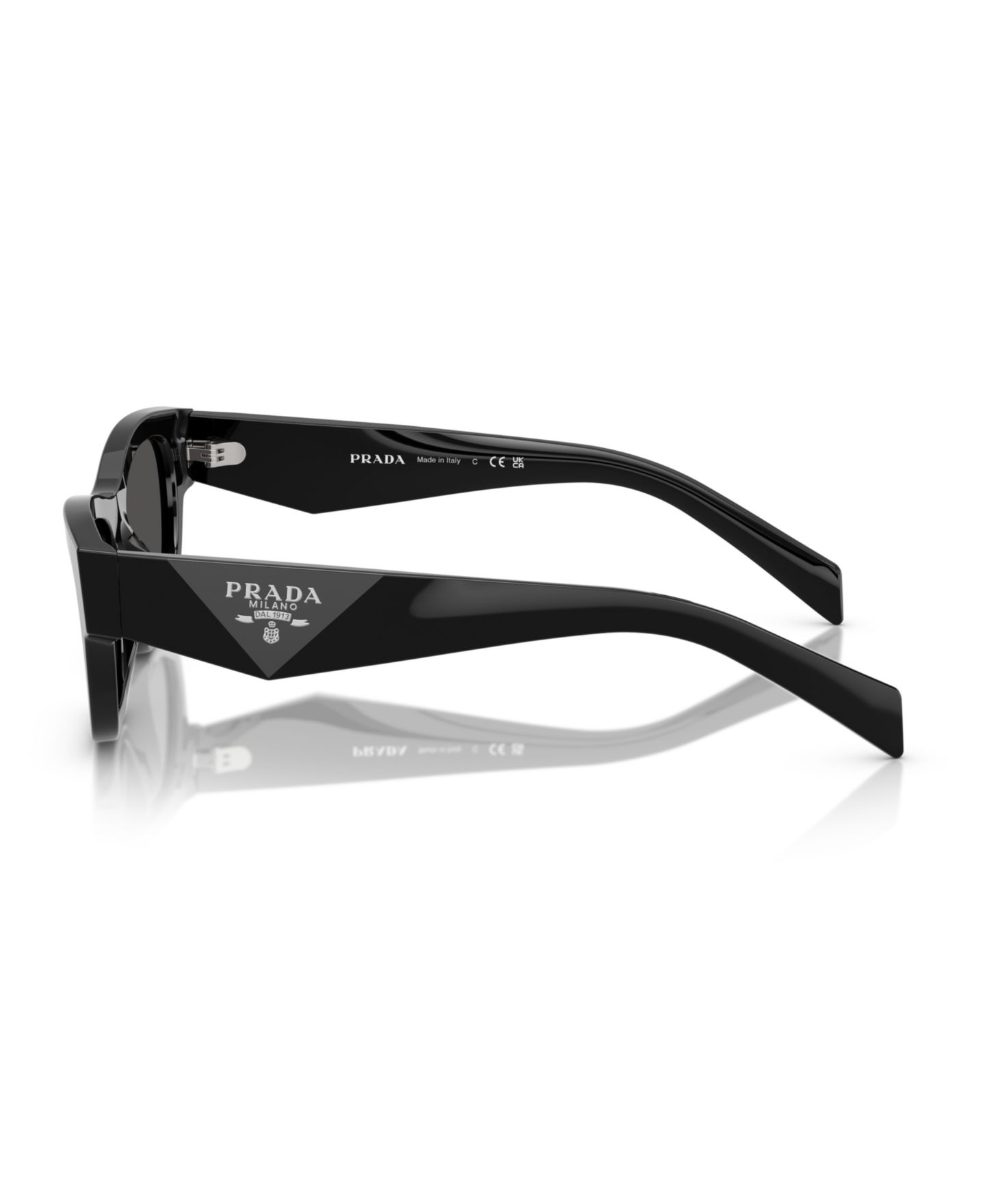 Женские солнцезащитные очки PRADA Sunglasses PR B09S, цвет: Чёрный — фото 4