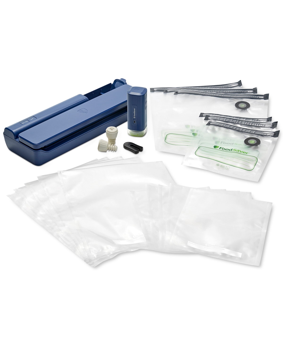 Foodsaver Handheld+ 2-in-1 Countertop Vacuum Sealer System In Matte Indigo Blue