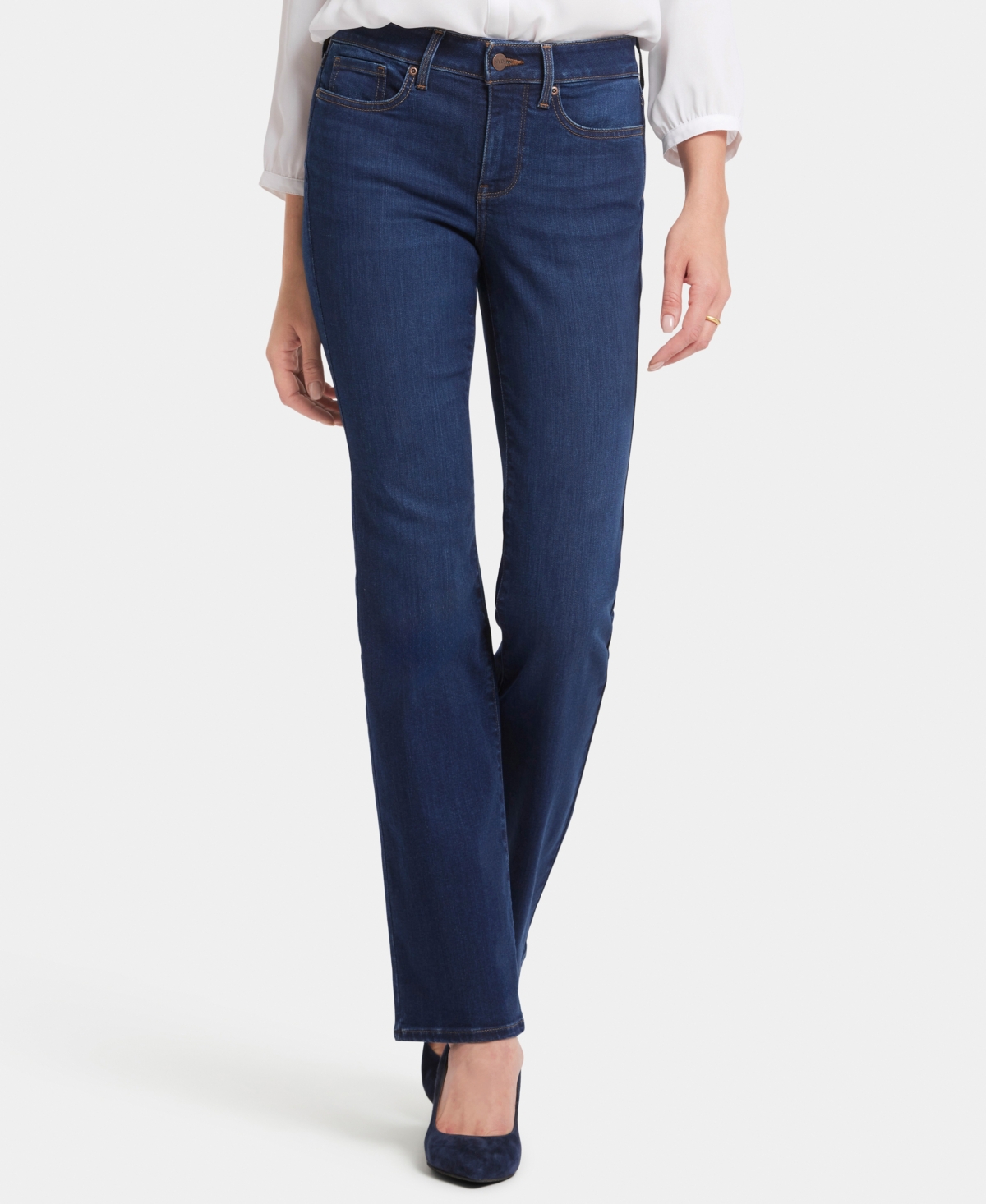 Nydj High-rise Slim Bootcut Ankle Jean In Palace