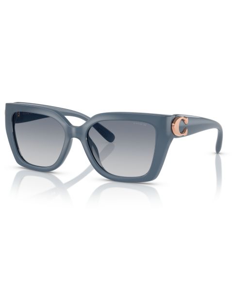 Женские солнцезащитные очки Coach Square Sunglasses, CW195 HC8408U, цвет: Синий