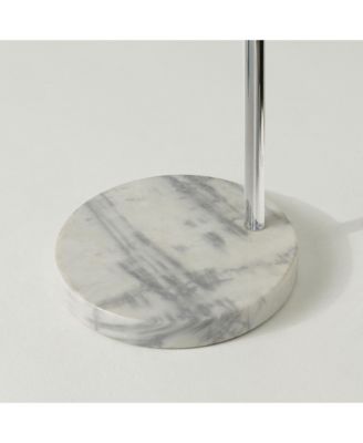 Olivia LED Contemporary Arc Floor Lamp with Heavy-Weighted Marble Base (75"), Bulb Included