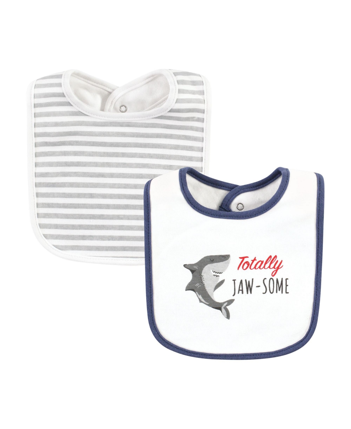 Hudson Baby Boys 10-Piece Soft Interlock Feeding Bib Set