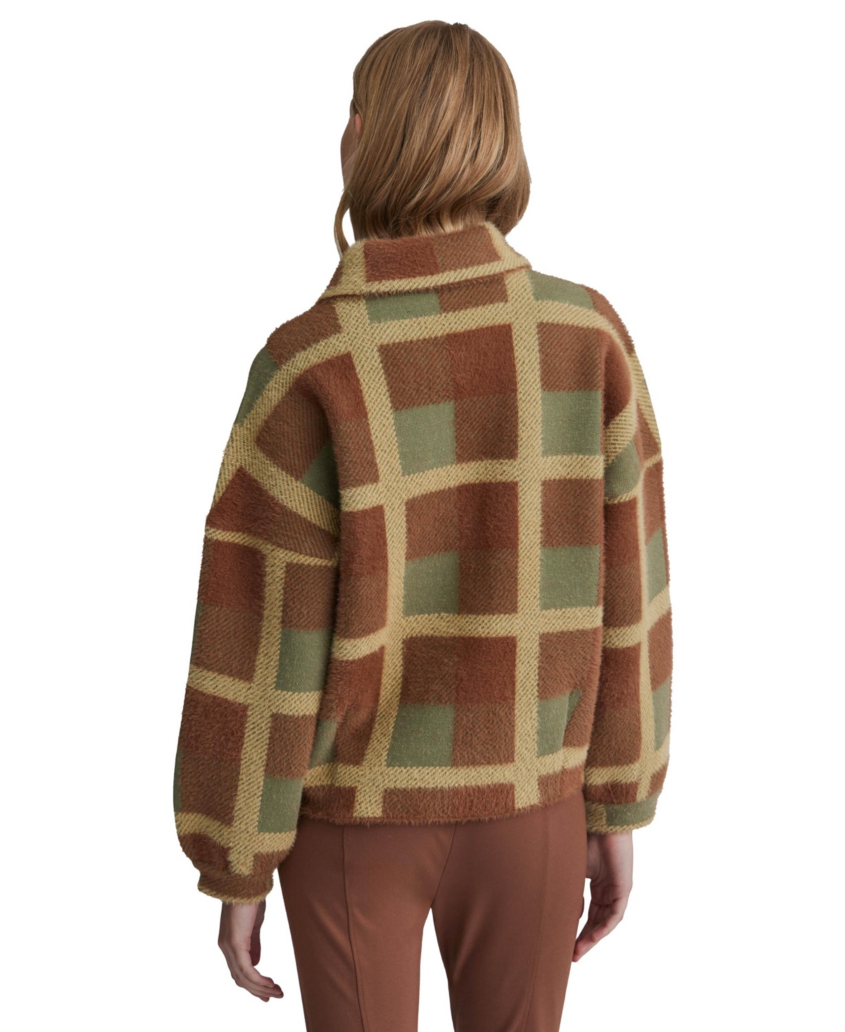 Nvlt Women's Eyelash Coatigan Bomber Jacket
