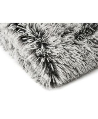 Premium Soft, Fuzzy Solid Faux Long Fur Blanket, Throw