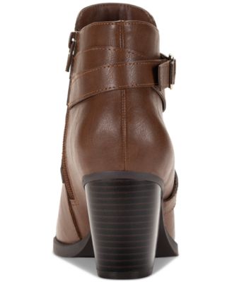 Women's Zetaa Strappy Belt-Heel Booties