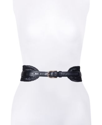 Michael Kors - Braided Leather 2-in-1 Belt Set