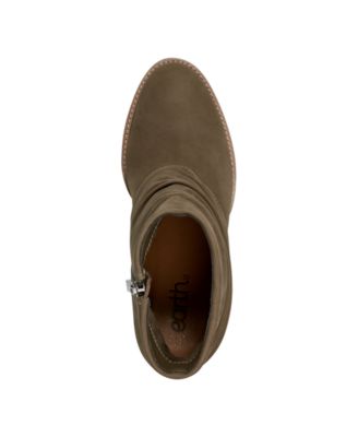 Women's Savvy Ruched Block Heel Boots