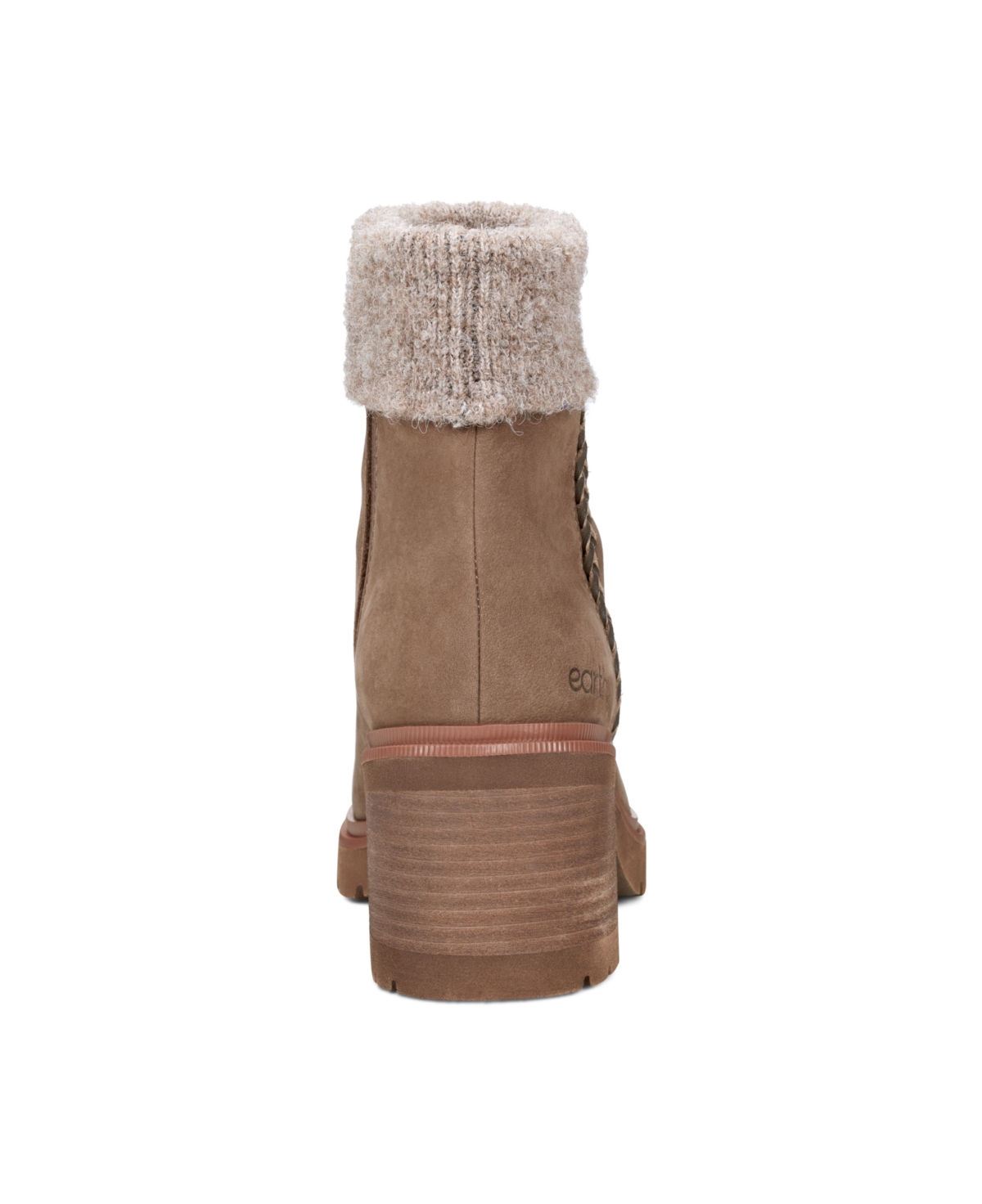 EARTH WOMEN'S GRESA COZY WATERPROOF BLOCK HEEL BOOTIES 