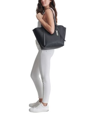 DKNY リアルレザー トートバッグ DKNY Lyda Extra-Large Tote - Macy's