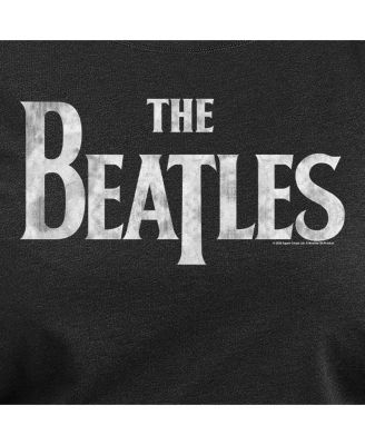 Trendy Plus Size the Beatles Logo Graphic Pullover T-shirt