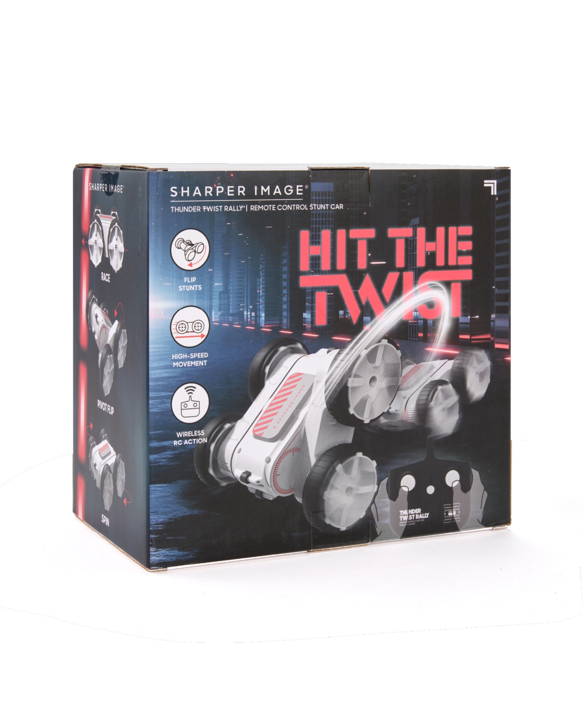 Sharper Image Thunder Twist Rally Remote Control Stunt Car In No Color
