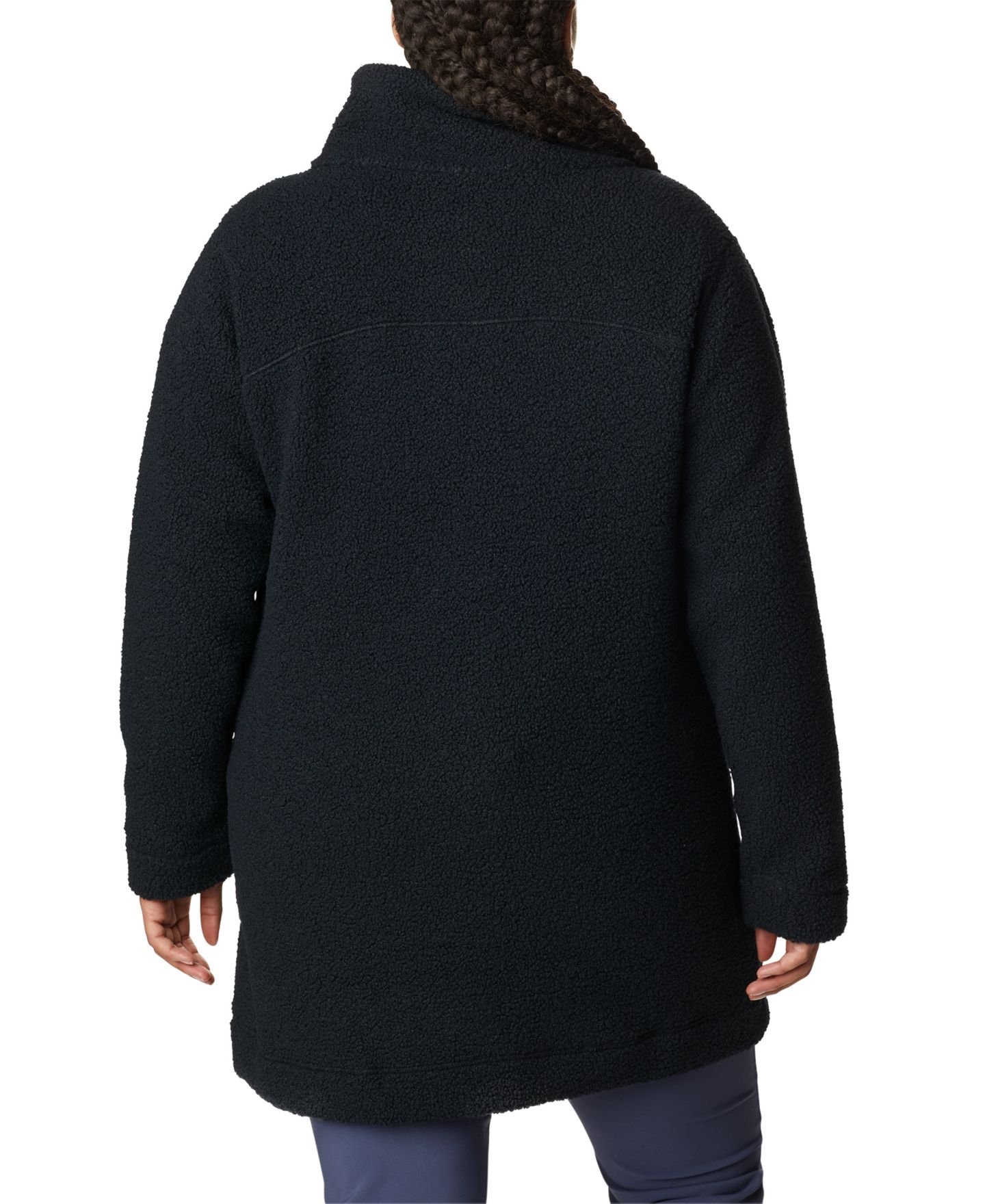 Женская куртка Columbia Plus Size Panorama Long, цвет: Чёрный — фото 5