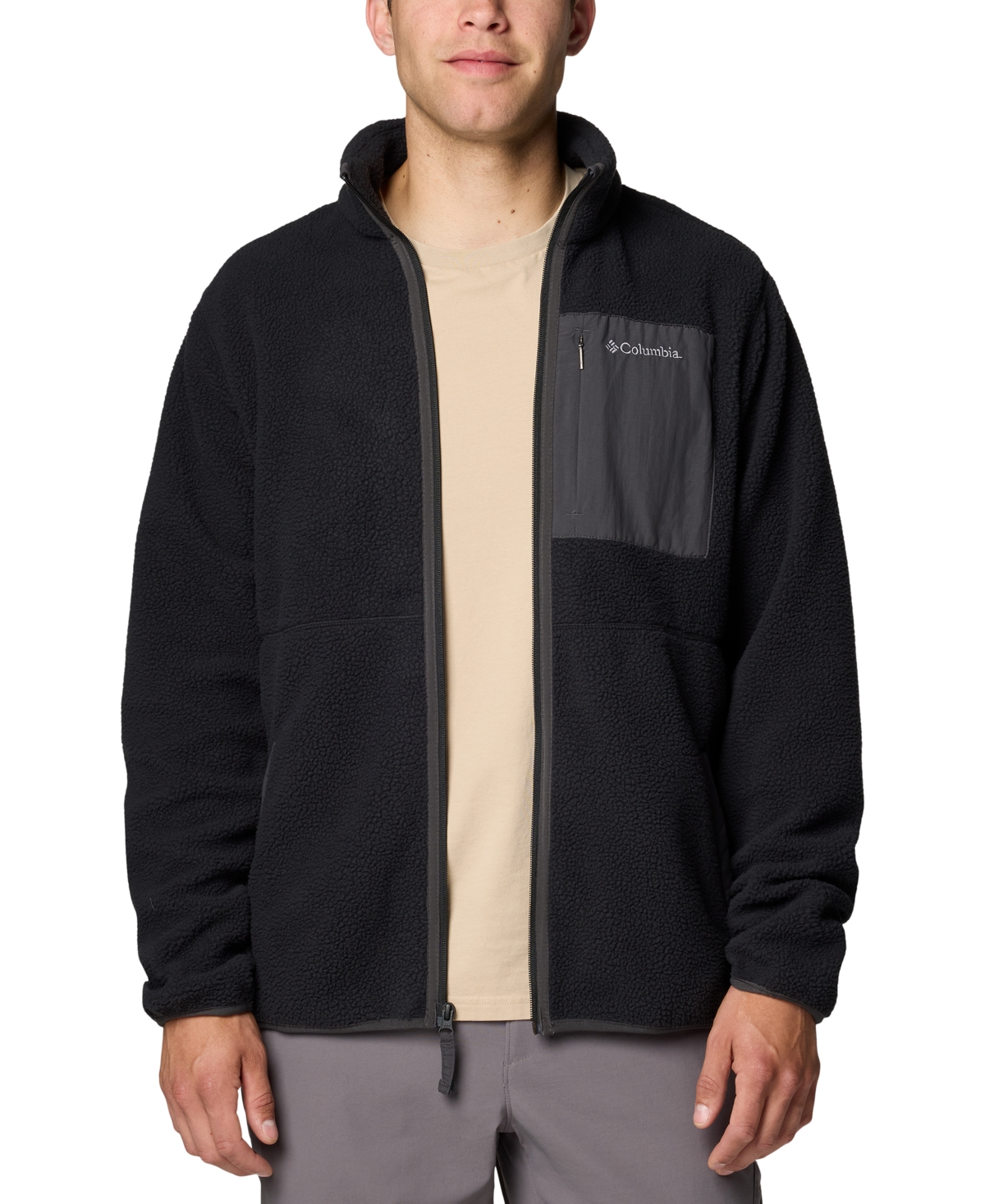 Columbia Men's Kenton Park Full-Zip Fleece Jacket - Shark