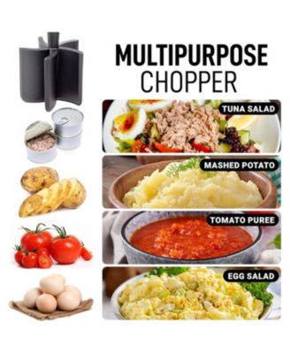 Stainless Steel Meat Chopper – Ground Beef & Hamburger Smasher Too