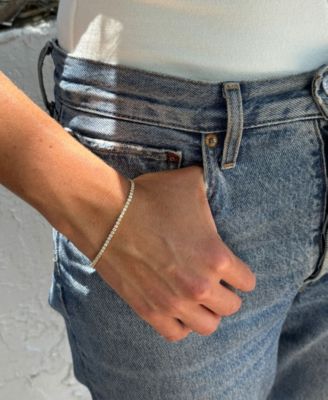 Gold Micro Tennis Bracelet