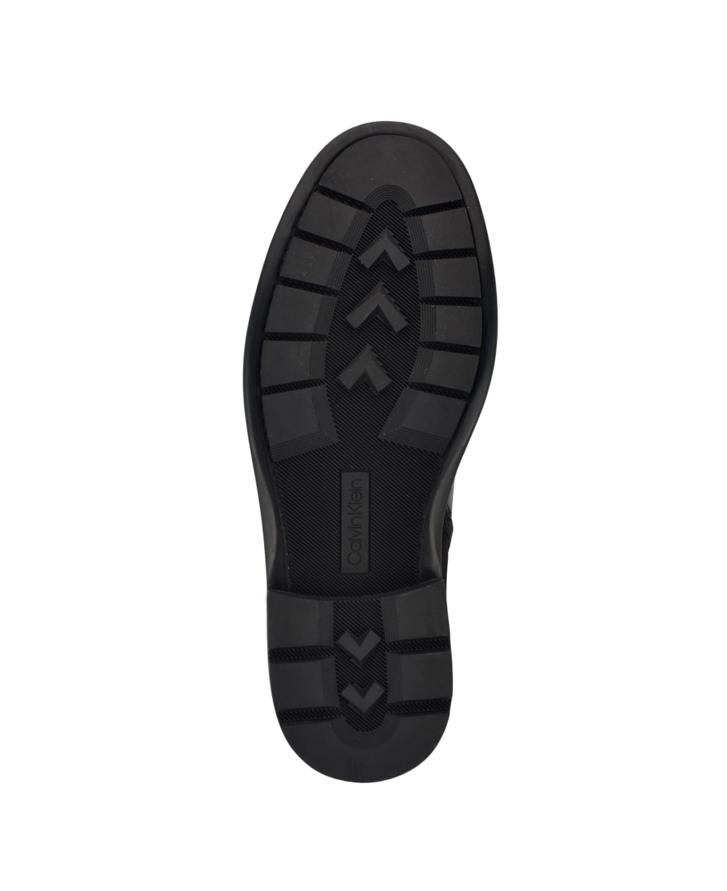 Мужские ботинки Calvin Klein Domly Lace-Up Almond Toe Casual, цвет: Чёрный кожаный — фото 5