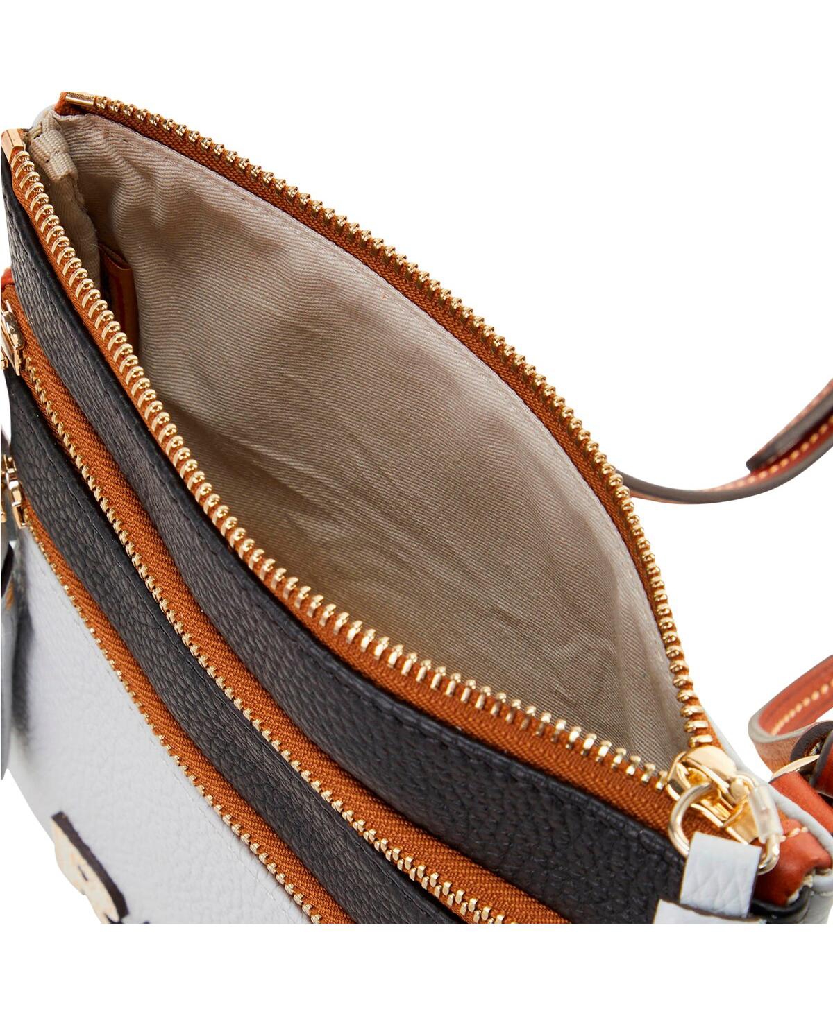 Dooney & Bourke Las Vegas Raiders Infield Triple Zip Crossbody Purse In No Color