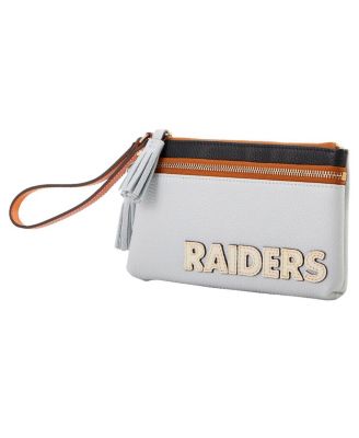 Las Vegas Raiders Infield Double-Zip Wristlet