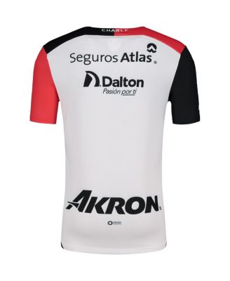 Men's White/Black Club Atlas 2024/25 Away Authentic Jersey