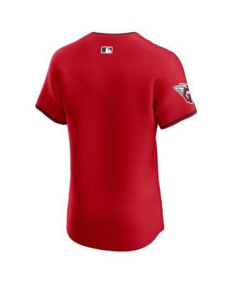 Men's Red Cleveland Guardians Alternate Vapor Premier Elite Patch Jersey