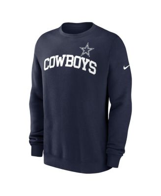 Men's Navy Dallas Cowboys Club Pullover Sweatshirt