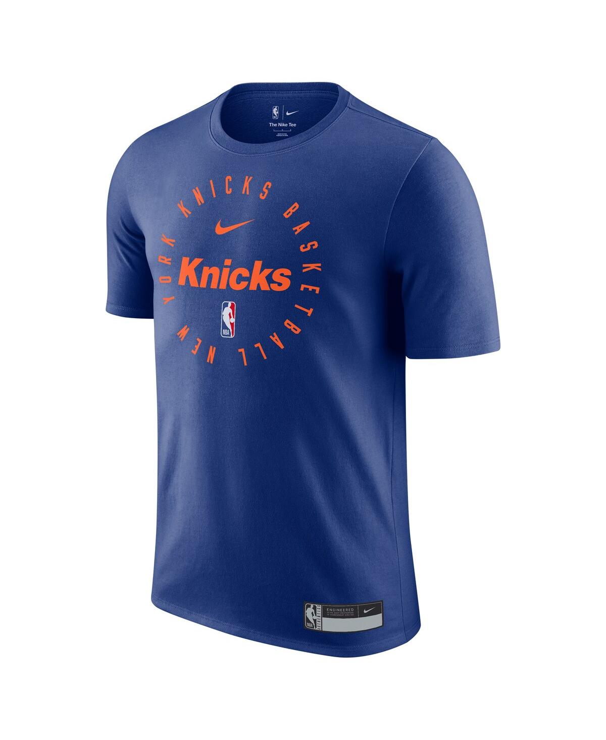 Nike Men'sNew York Knicks 2024/25 Legend On-Court Practice Performance T-Shirt - Blue