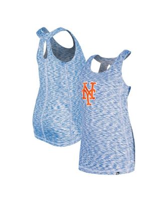 New Era Women's Royal New York Mets Space Dye Keyhole Back Tank Top ...