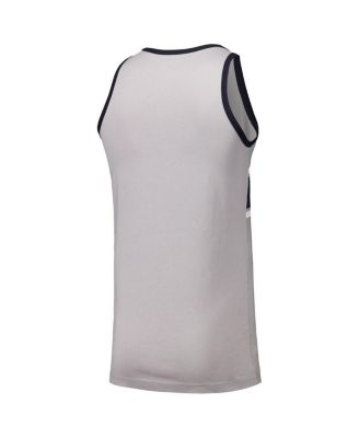 Men's Gray New York Yankees Jersey Ringer Tank Top
