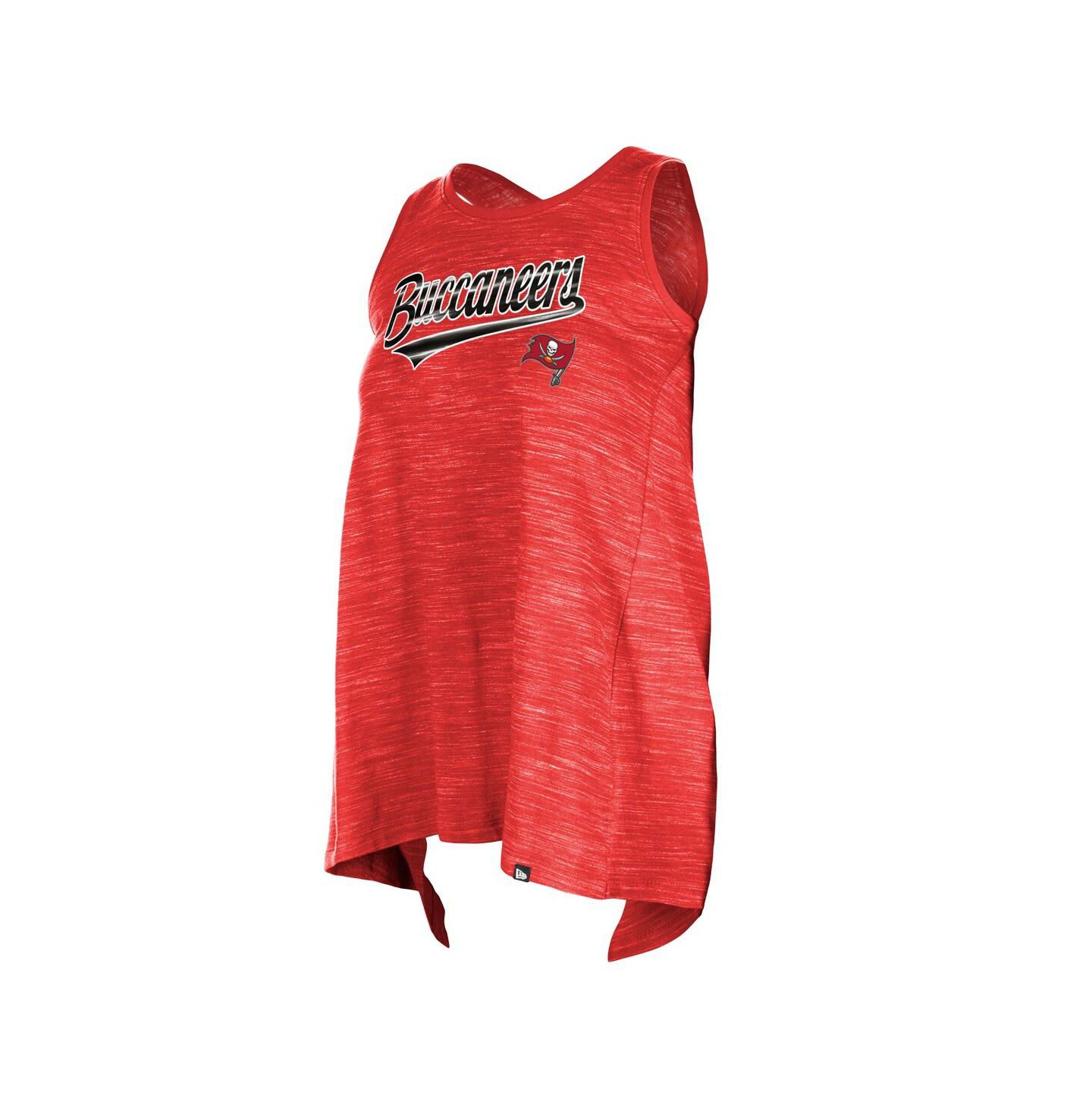 Женский топ New Era Red Tampa Bay Buccaneers Space Dye Active — фото 3