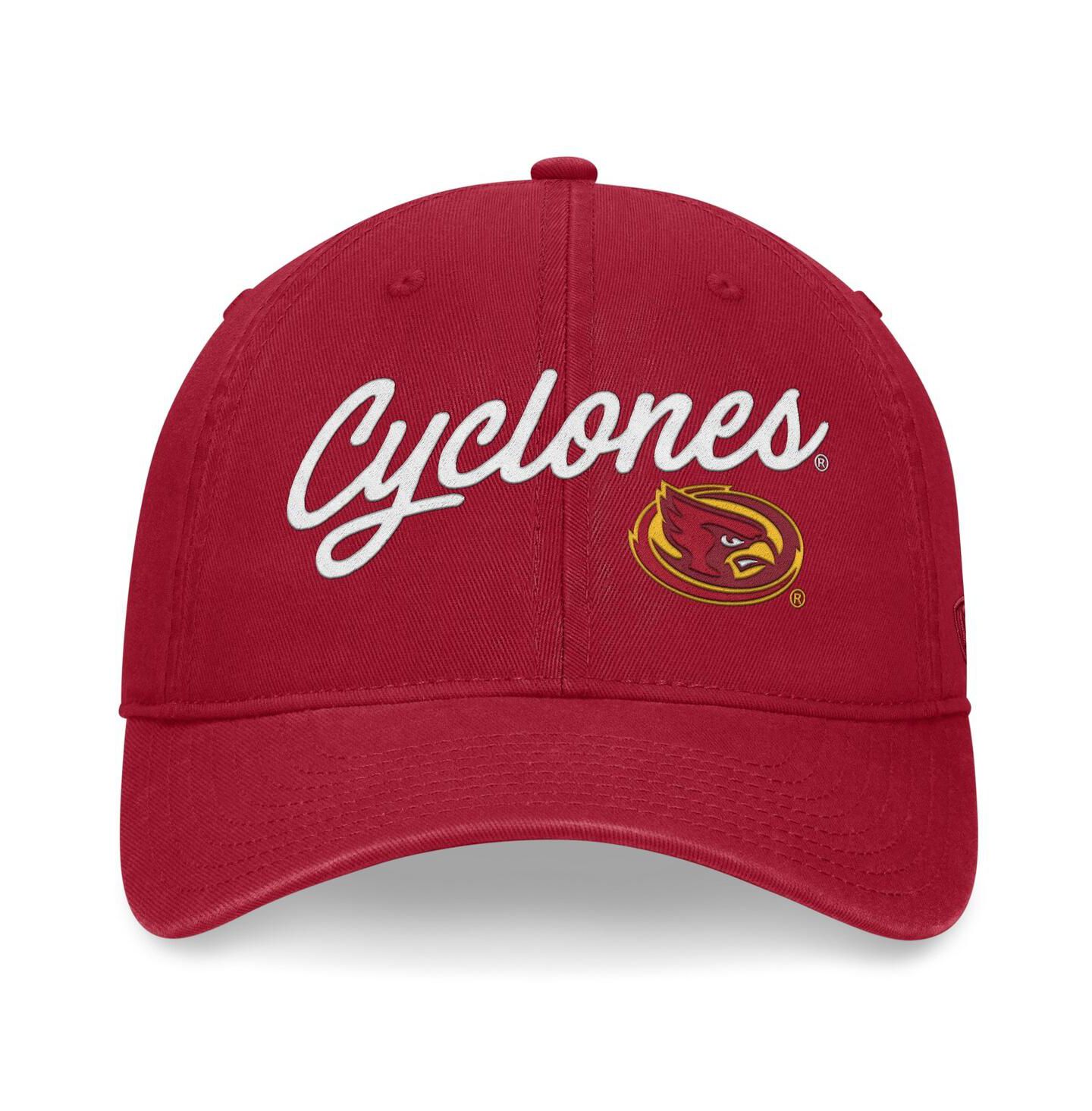 Мужская кепка Top of the World Cardinal Iowa State Cyclones Heritage CeeCee Adjustable Hat — фото 2
