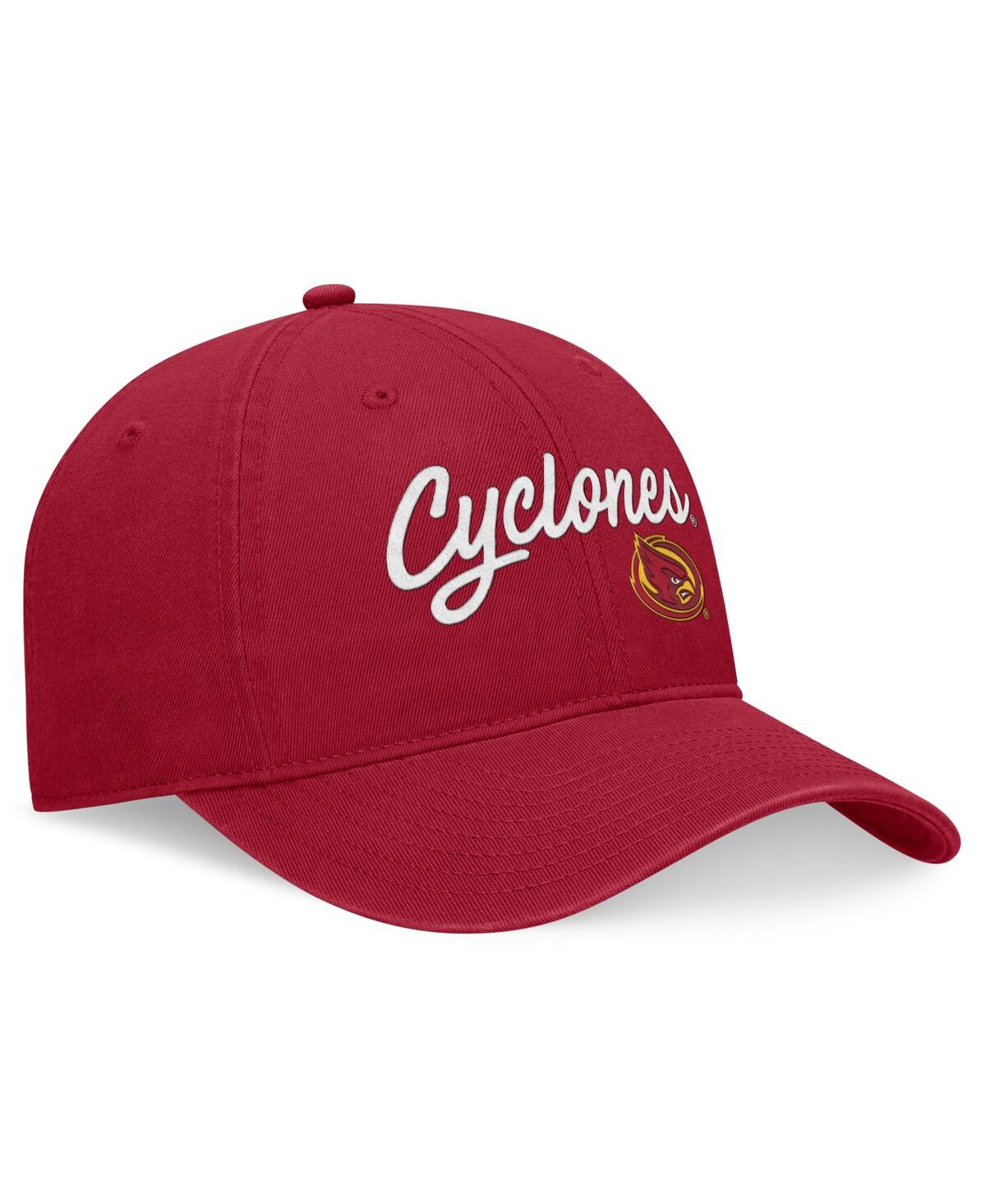 Top Of The World Men's Cardinal Iowa State Cyclones Heritage Ceecee Adjustable Hat In Cardinal