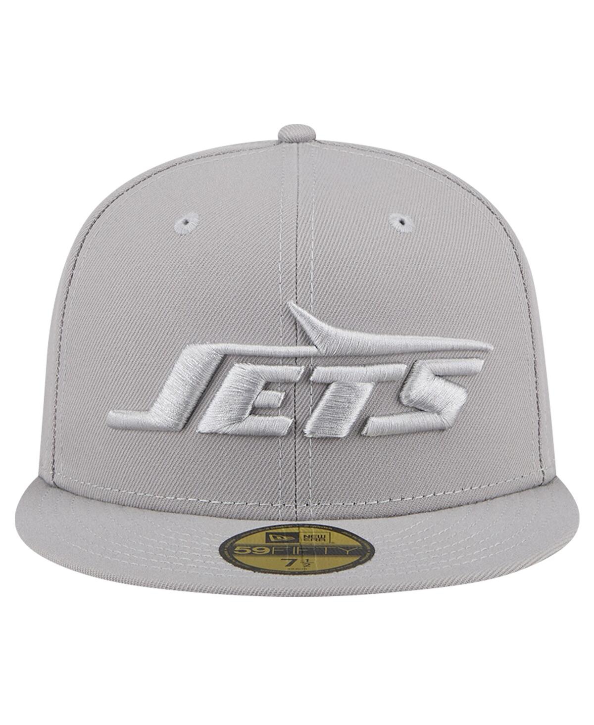 New Era Men'sNew York Jets Color Pack 59FIFTY Fitted Hat - Gray