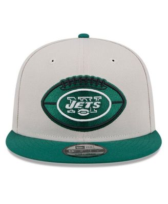 Men's Stone/Green New York Jets 2024 Sideline Historic 9FIFTY Snapback Hat