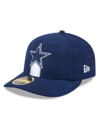 Men's Navy Dallas Cowboys 2024 Sideline Low Profile 59FIFTY Fitted Hat