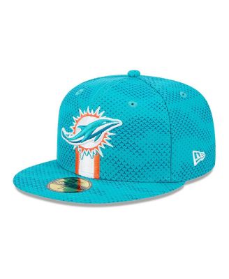 Men's Aqua Miami Dolphins 2024 Sideline 59FIFTY Fitted Hat