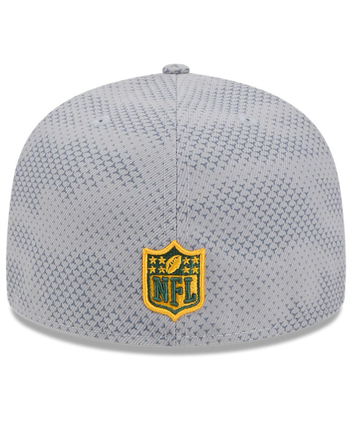 New Era Men'sGreen Bay Packers 2024 Sideline 59FIFTY Fitted Hat - Gray