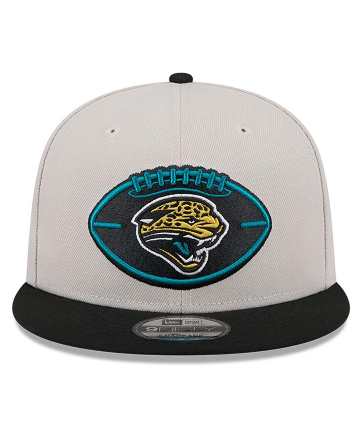 New Era Men's Stone/black Jacksonville Jaguars 2024 Sideline Historic 9fifty Snapback Hat In Stone,black